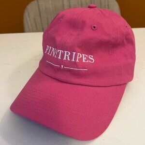 Pink Pinstripes Baseball Cap